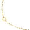 TOMEI Lusso Italia Circle Linked Bracelet, Yellow Gold 916