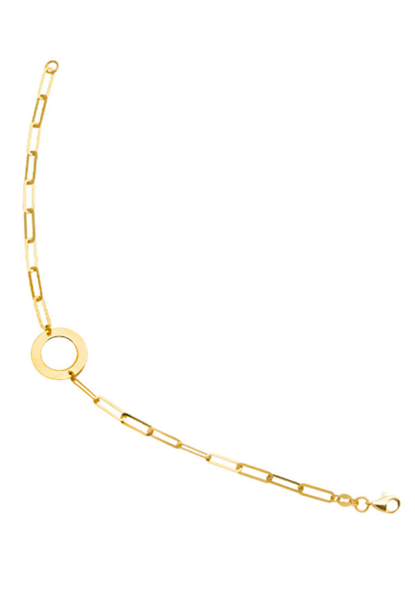 TOMEI Lusso Italia Circle Linked Bracelet, Yellow Gold 916