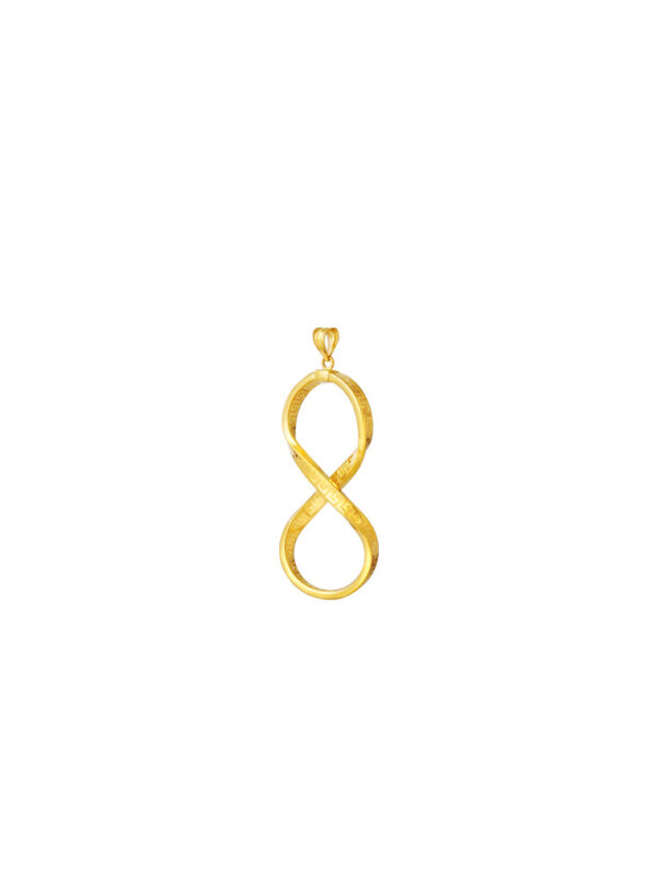 TOMEI Lusso Italia Infinity Pendant, Yellow Gold 916
