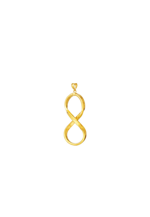 TOMEI Lusso Italia Infinity Pendant, Yellow Gold 916