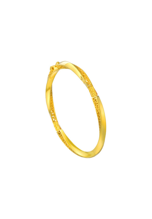 TOMEI Bangle,Yellow Gold 916