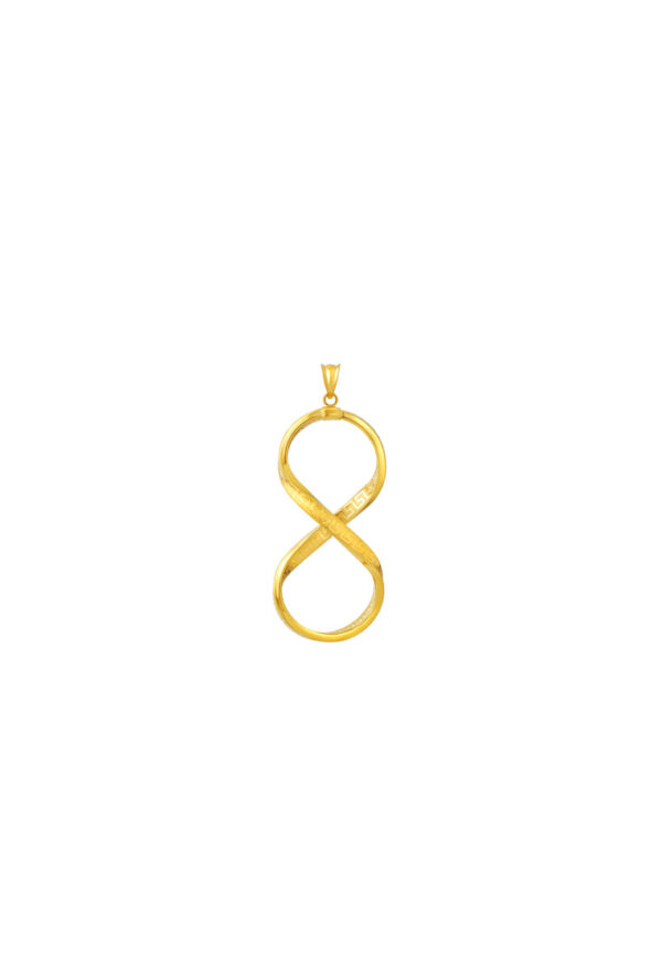 TOMEI Lusso Italia Infinity Pendant, Yellow Gold 916