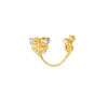 TOMEI Butterfly & Caterpillar Charm, Yellow Gold 916