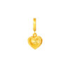 TOMEI Heart Charm, Yellow Gold 916