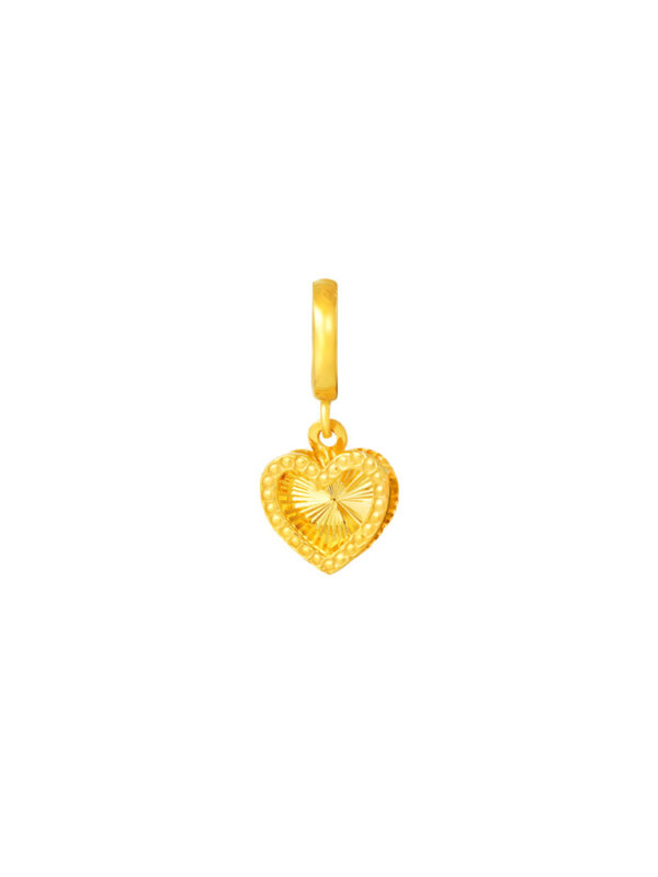 TOMEI Heart Charm, Yellow Gold 916