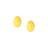 TOMEI Lusso Italia Button Earrings, Yellow Gold 916