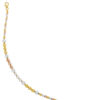 TOMEI Lusso Italia Tri-Tone Beads Bracelet, Yellow Gold 916