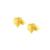 TOMEI Lusso Italia Heart Earrings, Yellow Gold 916