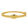 TOMEI Linked at the Center Bangle, Yellow Gold 916