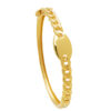 TOMEI Linked at the Center Bangle, Yellow Gold 916