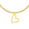 TOMEI Lusso Italia Love Frame Pendant, Yellow Gold 916