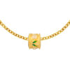 TOMEI Nephrite LuLu Tong Charm, Yellow Gold 999