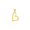 TOMEI Lusso Italia Love Frame Pendant, Yellow Gold 916