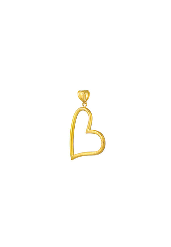 TOMEI Lusso Italia Love Frame Pendant, Yellow Gold 916