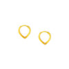 TOMEI Lusso Italia Earrings, Yellow Gold 916