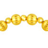TOMEI Antique Gold Series Lock Bracelet, Yellow Gold 999