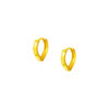TOMEI Lusso Italia Earrings, Yellow Gold 916