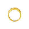TOMEI Diamond Cut Collection Quintuple Ring, Yellow Gold 916