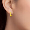 TOMEI Lusso Italia Earrings, Yellow Gold 916