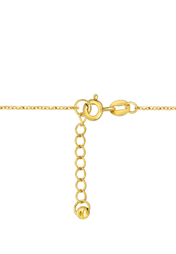 TOMEI Lusso Italia Dual-Tone Lock Pad Bracelet, Yellow Gold 916
