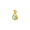 TOMEI Money Bag Jade Pendant, Yellow Gold 916