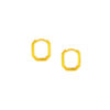 TOMEI Lusso Italia Earrings, Yellow Gold 916
