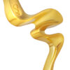 TOMEI Anastasia Wave-Like Bangle, Yellow Gold 916