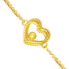 TOMEI Lusso Italia Heartbeat Bracelet, Yellow Gold 916
