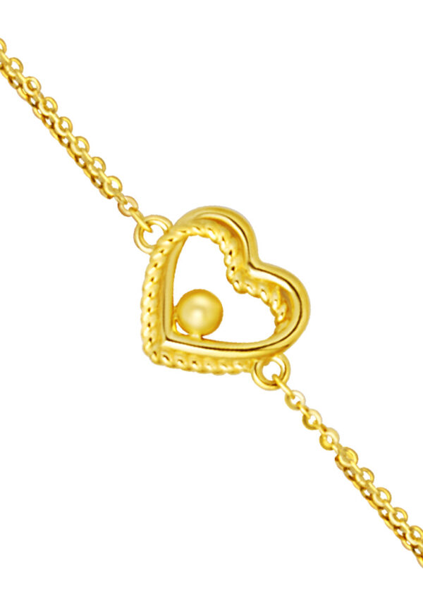 TOMEI Lusso Italia Heartbeat Bracelet, Yellow Gold 916