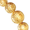 TOMEI Laser Ball Bangle, Yellow Gold 916
