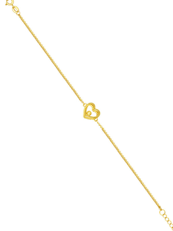 TOMEI Lusso Italia Heartbeat Bracelet, Yellow Gold 916