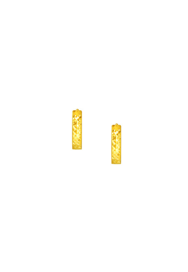 TOMEI Lusso Italia Loop Earrings, Yellow Gold 916