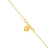 TOMEI Heart Net Bracelet, Yellow Gold 916