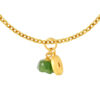 TOMEI Nephrite Vintage Coin Charm, Yellow Gold 999