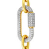 TOMEI Diamond Cut Collection Linked Bracelet, Yellow Gold 916