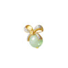 TOMEI Diamond Cut Collection, The Ribbon Jade Pendant, Yellow Gold 916