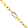 TOMEI Diamond Cut Collection Linked Bracelet, Yellow Gold 916