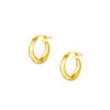 TOMEI Lusso Italia Loop Earrings, Yellow Gold 916