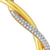 TOMEI Diamond Cut, The Simpulan Series Bangle, Yellow Gold 916