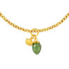 TOMEI Nephrite Mini Ingot Charm, Yellow Gold 999