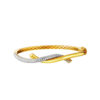 TOMEI Diamond Cut, The Simpulan Series Bangle, Yellow Gold 916