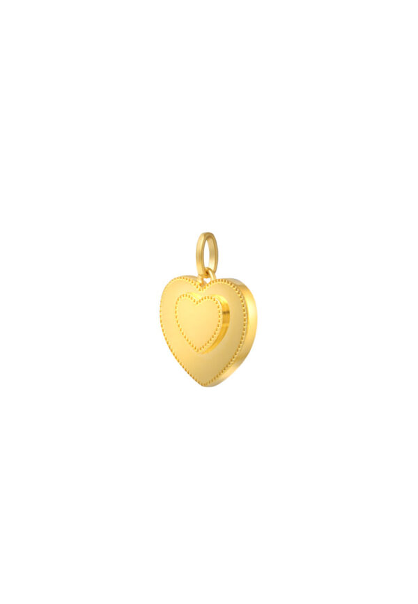 TOMEI Lusso Italia Heart Pendant, Yellow Gold 916