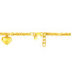 TOMEI Love Charms Bracelet, Yellow Gold 916