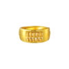TOMEI Abacus Ring, Yellow Gold 999
