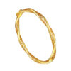 TOMEI Harmony & Perfection Bangle, Yellow Gold 916