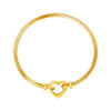 TOMEI Lusso Italia Chomel Heart Bracelet, Yellow Gold 916