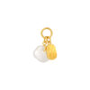 TOMEI Nephrite Healthy & Peace Charm, Yellow Gold 999