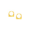 TOMEI Lusso Italia Earrings, Yellow Gold 916