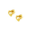 TOMEI Lusso Italia Heartbeat Earrings, Yellow Gold 916