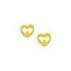 TOMEI Lusso Italia Heartbeat Earrings, Yellow Gold 916
